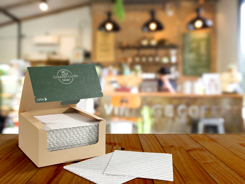 カウンタークロス　グレー